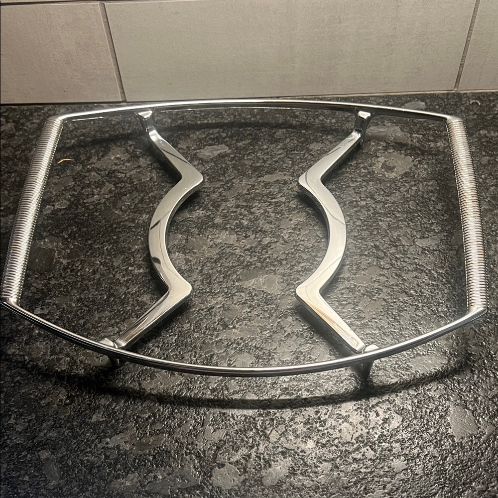 Corningware Silver Metal Trivet. Authentic Corningware.  Casserole holder